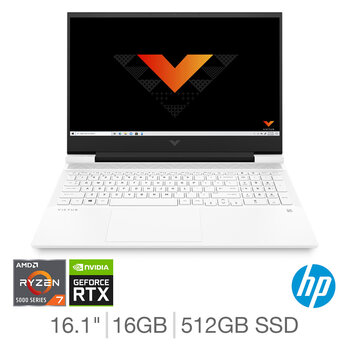 HP Victus, AMD Ryzen 7, 16GB RAM, 512GB SSD, NVIDIA GeForce RTX 3060, 16.1 Inch Gaming Laptop, 16-e0038na