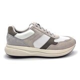 Rockport Men's Corvin Trainer in Light Grey, Size 10