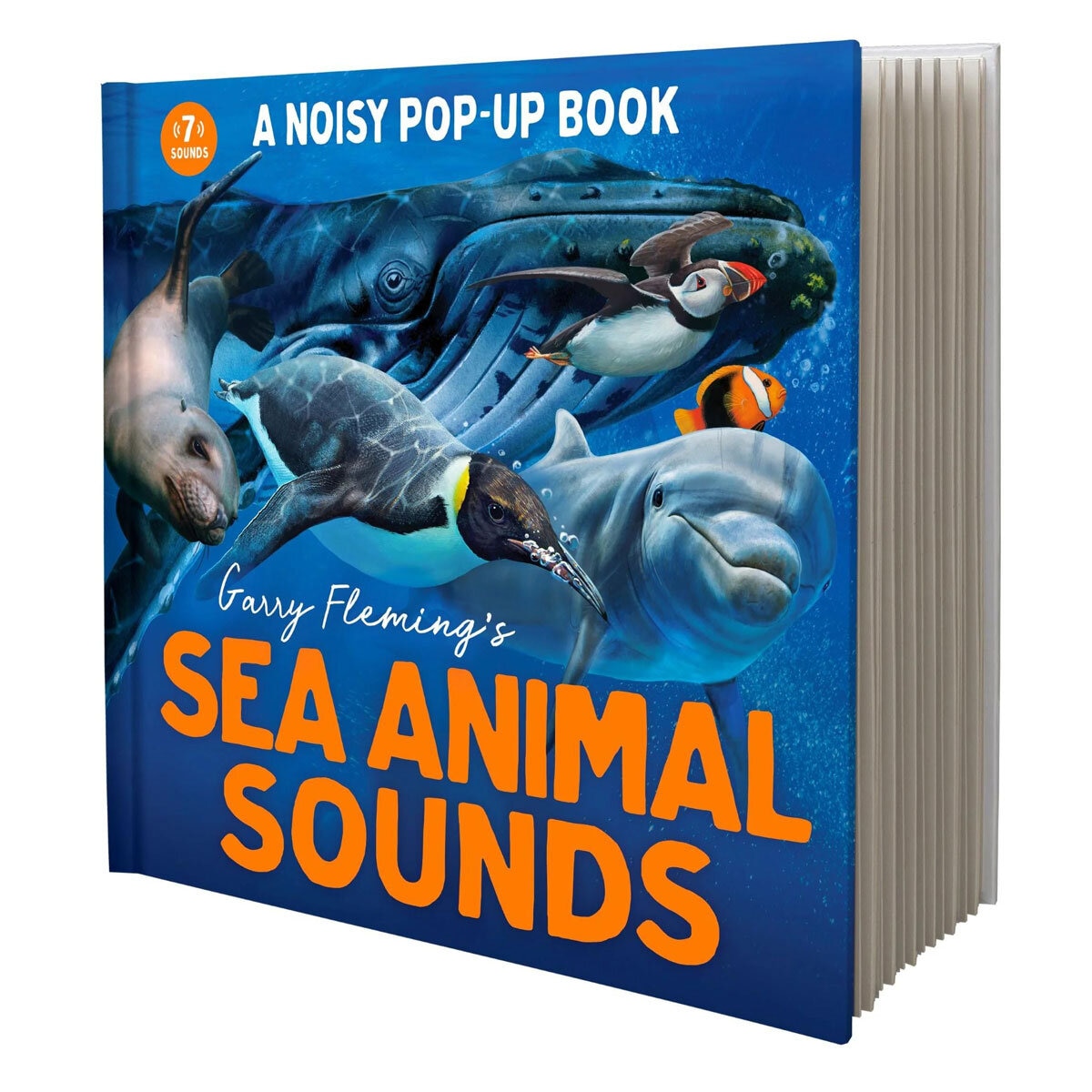 Garry Fleming Pop-Up Sound Books in 3 Options: Dinosaurs, Sea Animal and Wild Animals