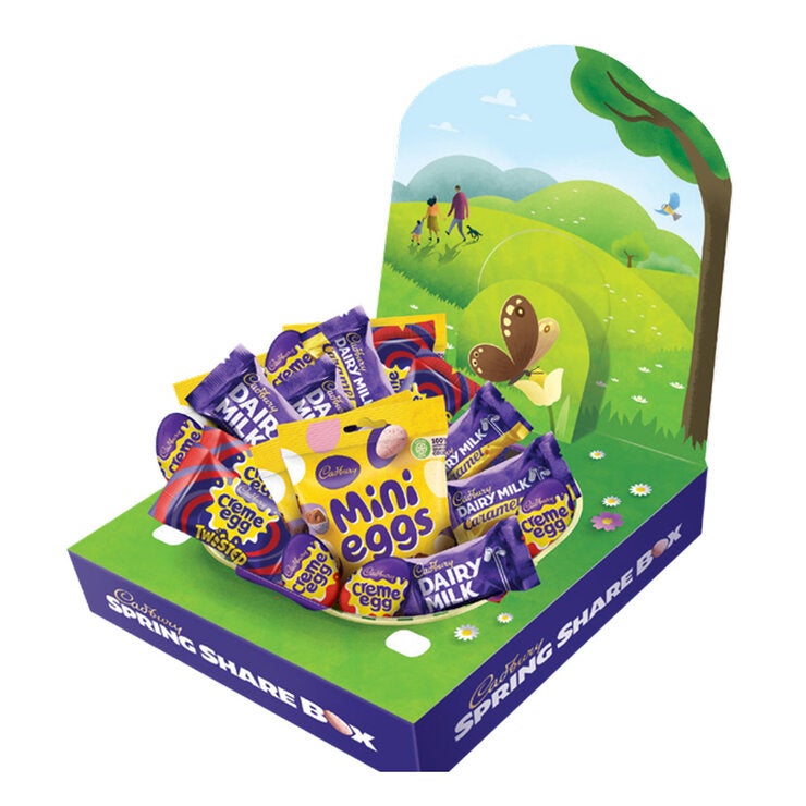 Cadburys Spring Share Box, 2 x 450g Cadburys Spring Share Box, 2 x 450g
