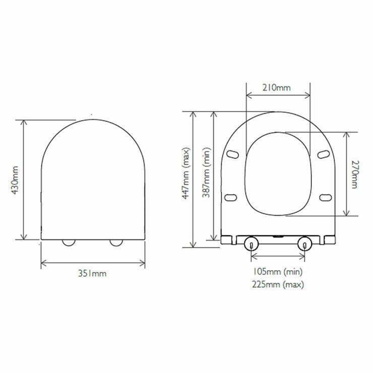 Tavistock Curve Wall Hung Toilet With Pan And Slim Seat Tavistock Curve Wall Hung Toilet With Pan And Slim Seat