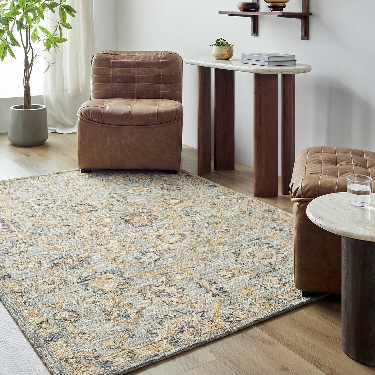 Livabliss Arnold Wool Cream Rug, In 2 Sizes