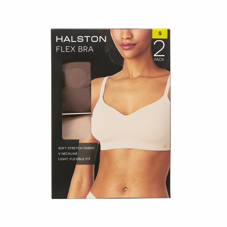 Halston Ladies Flex Bra, 2 Pack Halston Ladies Flex Bra, 2 Pack