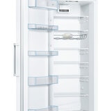 Close up Bosch Series 4 KSV36VWEPG Upright Fridge in White