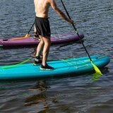 Lifestyle image of a man using the SUP Lifestyle image of a man using the SUP