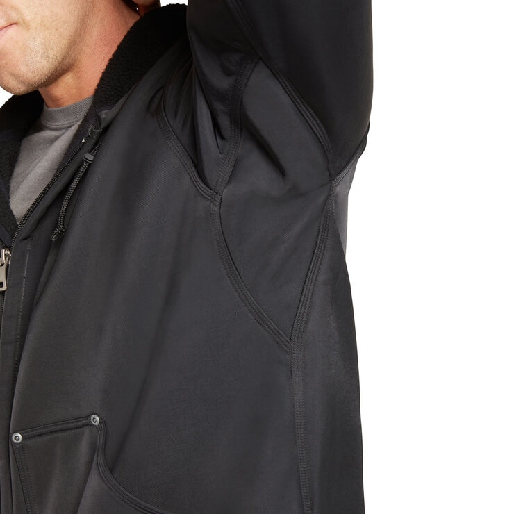 Kirkland Signature Men's Heavy Duty Hooded Work Jacket in Black, Extra Large