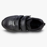 TeⓇm Chivers Double Touch Fastening Boy's School Shoes, Size 1