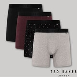 Ted Baker Men's Boxers, 4 Pack in Black Ted Baker Men's Boxers, 4 Pack in Black