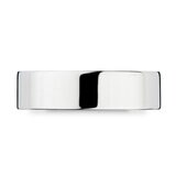 6.0mm Basic Light Court Wedding band. Platinum