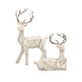 Buy 2pc Geometric Deer Overview Image at Costco.co.uk
