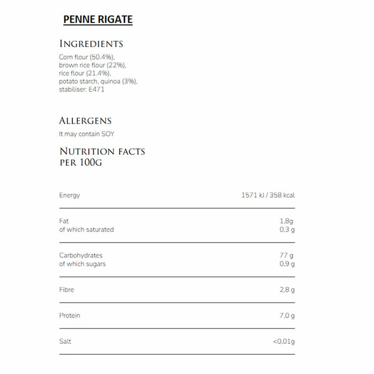 Nutritional Information