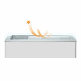 Hisense CAF303D7AWC, 297L Single Door Commercial Ice Cream Freezer, C Rated in White Hisense CAF303D7AWC, 297L Single Door Commercial Ice Cream Freezer, C Rated in White