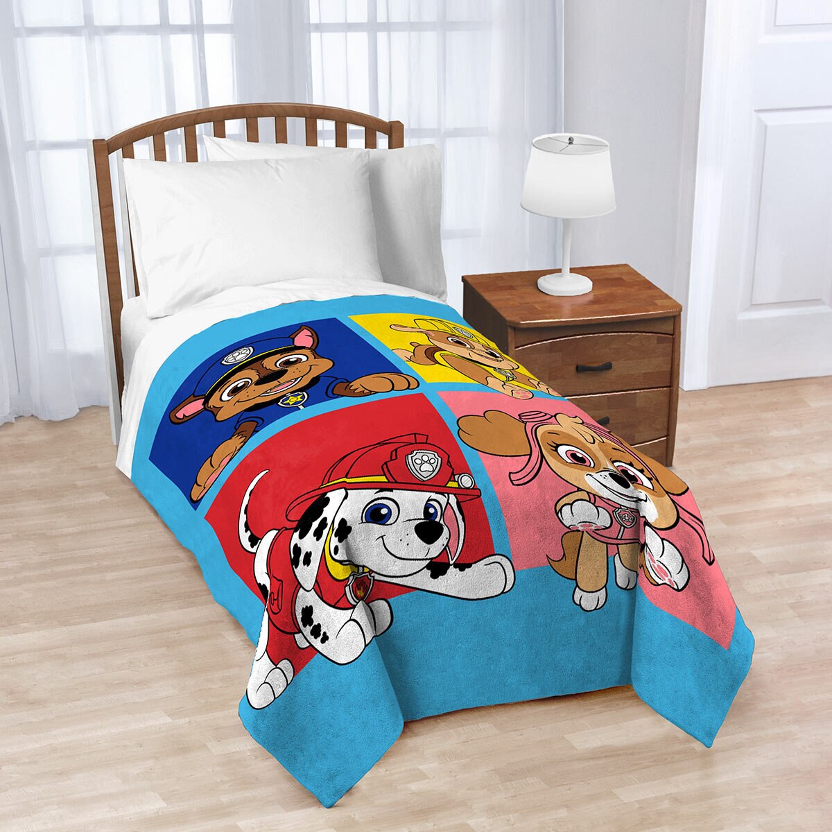 Paw Patrol Oversized Plush Throw, 150 x 198 cm Costco UK