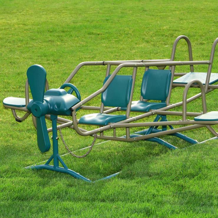 Lifetime Ace Flyer Airplane Teeter Totter SeeSaw in Earth Tone (3