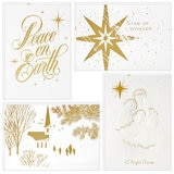 Hallmark Hand Crafted Christmas Card Assortment: Peace On Earth - 40 Pack