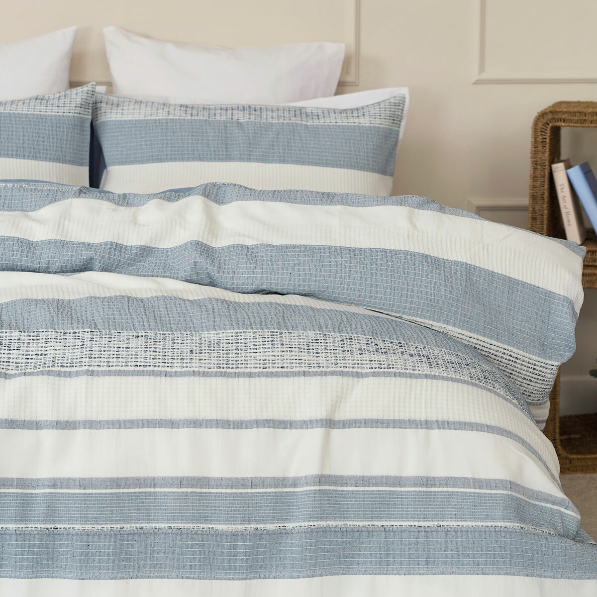 Belledorm Rahil Blue Duvet Cover Set, in 4 Sizes