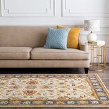 Livabliss Caeser Cream Wool Rug, in 3 Sizes Livabliss Caeser Cream Wool Rug, in 3 Sizes