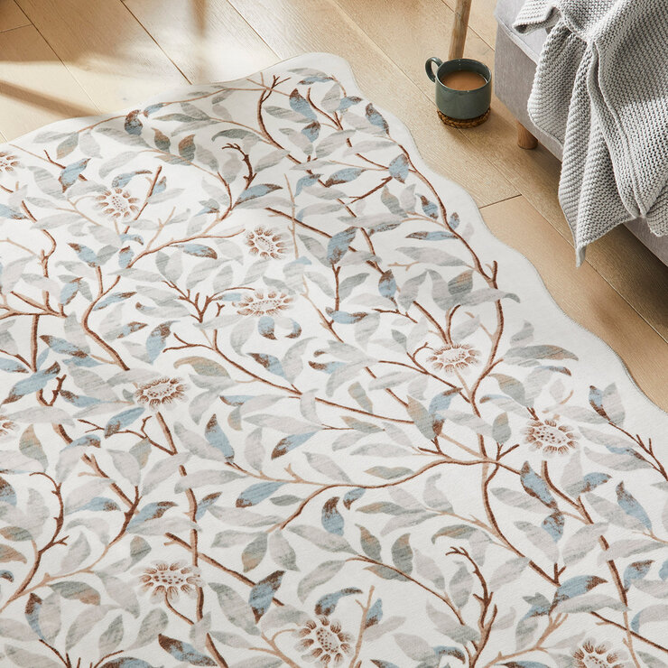Concept Looms Liberty Floral Washable Rug, in 2 Sizes
