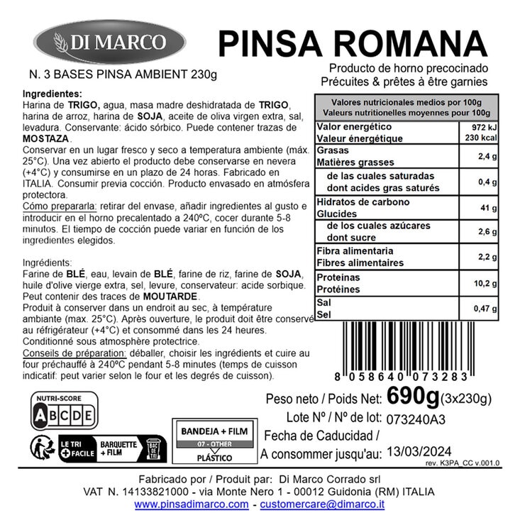 Nutritional Information