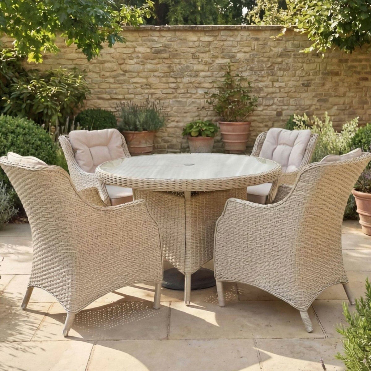 Bramblecrest Woodchester 5 Piece Patio Dining Set Bramblecrest Woodchester 5 Piece Patio Dining Set