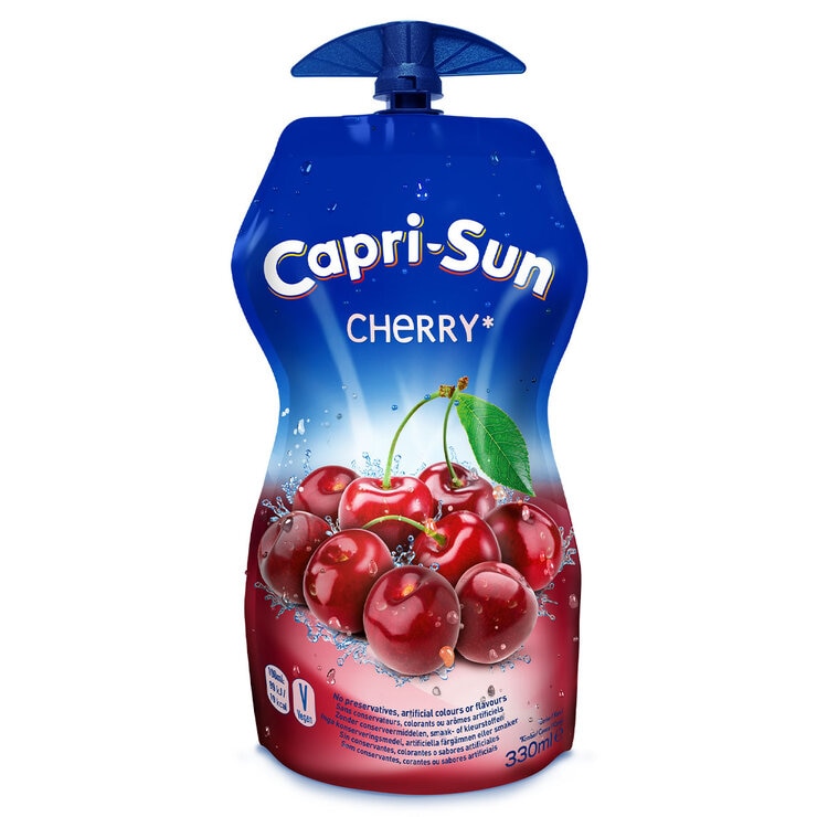 Capri-Sun Sports Cap Cherry Flavour Drink, 15 x 330ml Capri-Sun Sports Cap Cherry Flavour Drink, 15 x 330ml