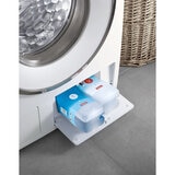 detail on lower part of washing machine