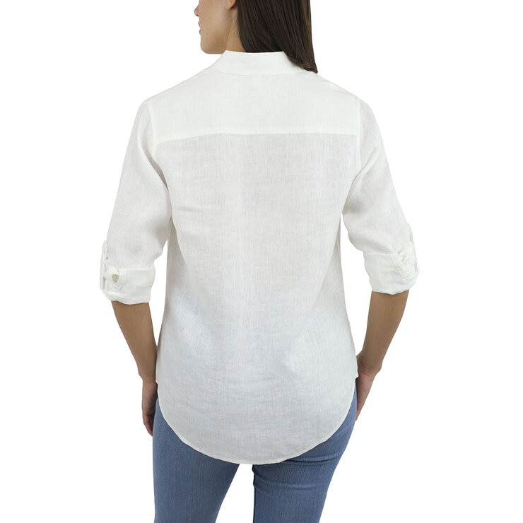 Jachs Ladies Linen Long Sleeve Shirt Jachs Ladies Linen Long Sleeve Shirt