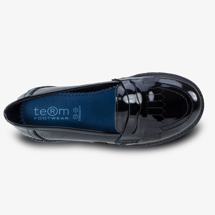 aerial view of shoe