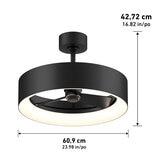 Artika Aiden 24" (61cm) Fan Light with Remote Control