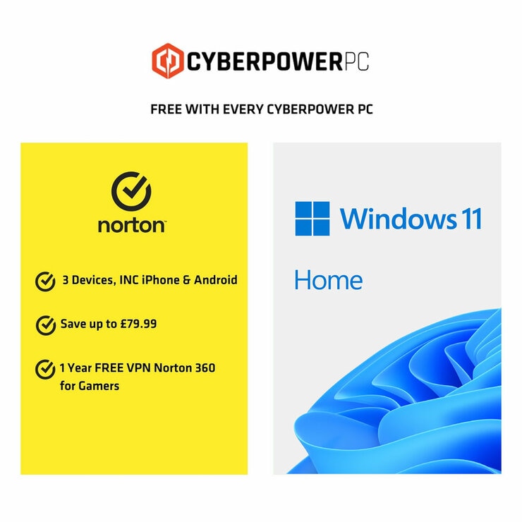 CyberPower, AMD Ryzen 5, 16GB RAM, 1TB SSD, NVIDIA GeForce RTX 5060, Gaming Desktop PC