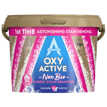 Astonish Oxy Active Non Bio Fabric Stain Remover, 3kg