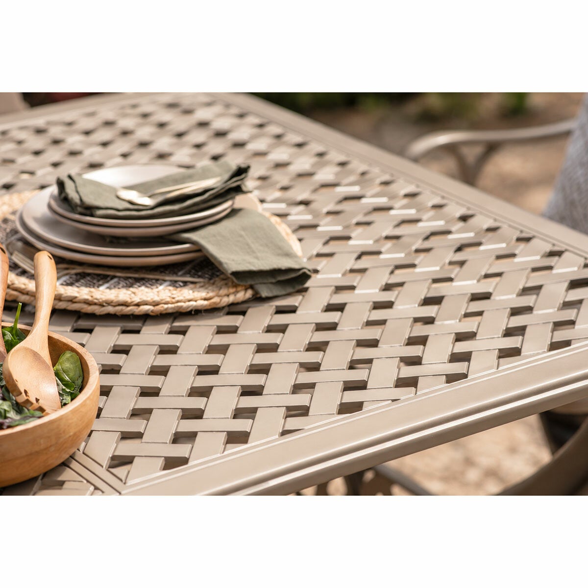 Bramblecrest Milan 5 Piece Dining Set in Stone Bramblecrest Milan 5 Piece Dining Set in Stone