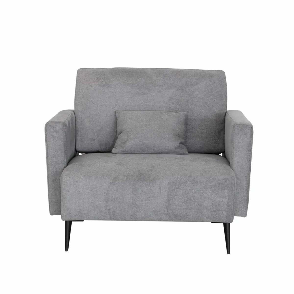 MOONAP Monroe Dark Grey Fabric Loveseat