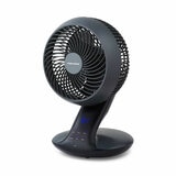 Side profile of MorphyAir Flex 10" Air Circulator with power on