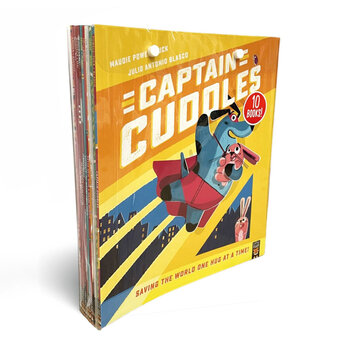 Pirates & Superheroes x10 Book Ziplock 
