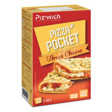 Box of Piz'wich Three Cheese Pizza Pockets