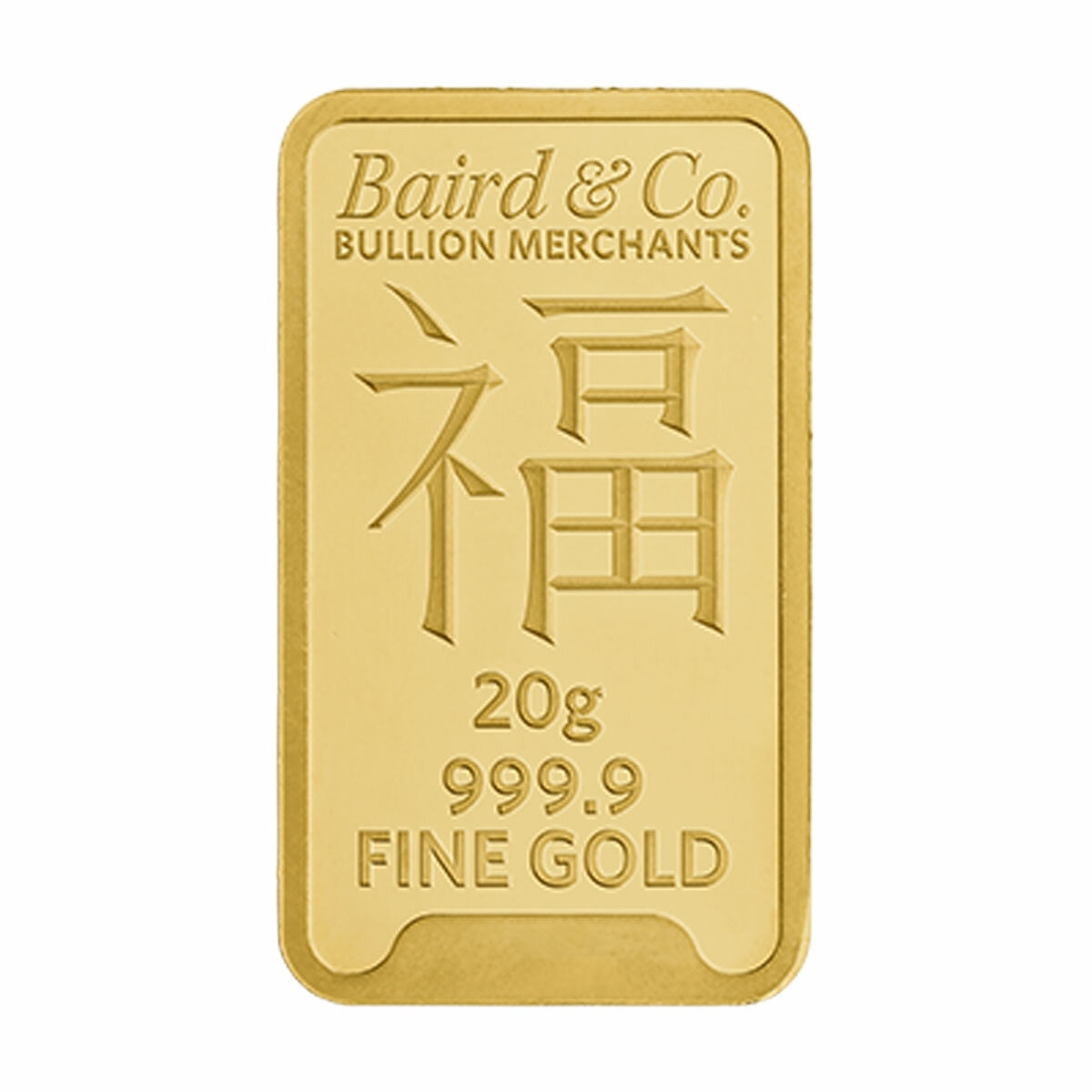 20 Gram Year of the Horse Gold Minted Bar