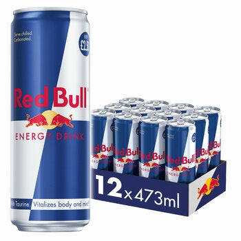Red Bull Energy Drinks PMP £2.80, 12 x 473ml
