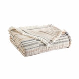 Life Comfort Reversible 100% Cotton Gauze Neutral Throw, 127 x 162 cm