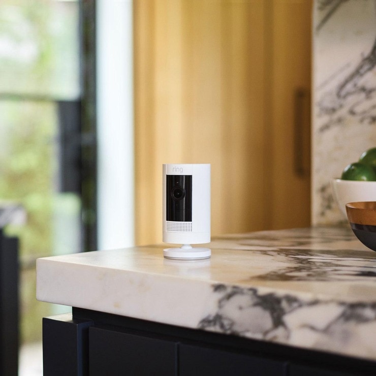 Ring PlugIn Stick Up Cam Duo Pack in White Costco UK