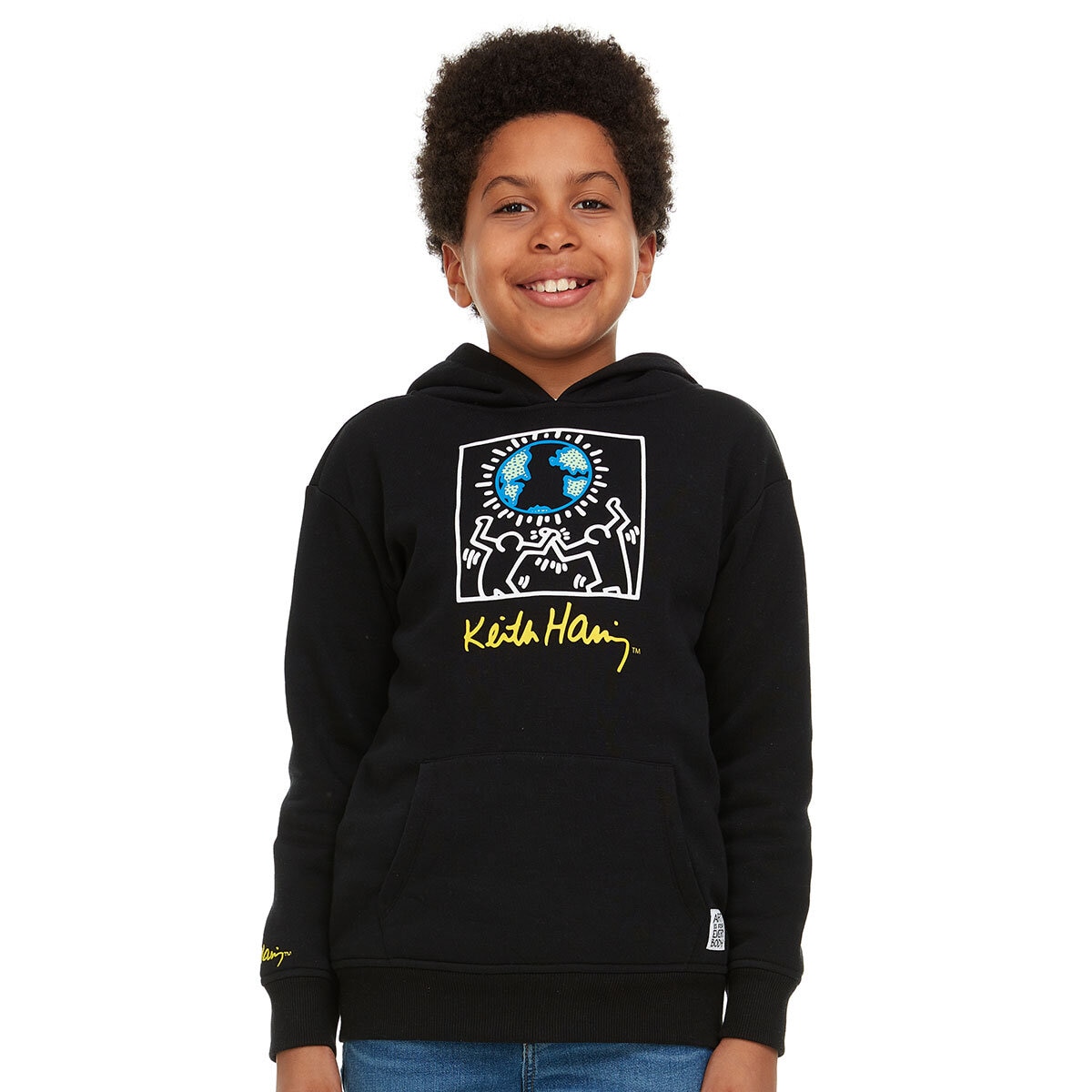 Keith Haring Youth Hoodie in Black