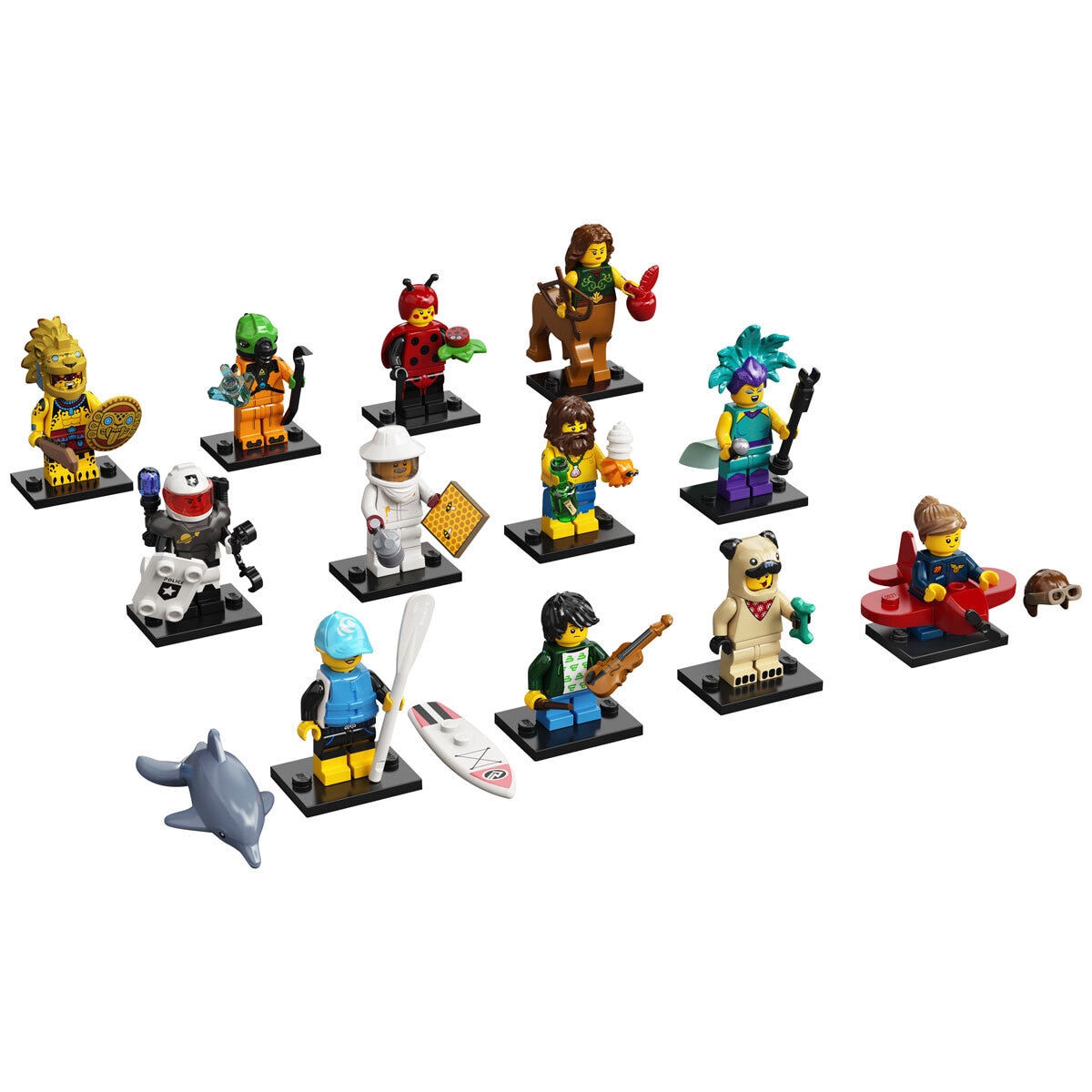 LEGO Minifigures: Series 21 Collectible Limited Edition Assorted 36 Pack - Model 71029 (5+ Years)