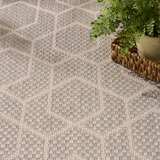 Nourison Horizon Geometric Indoor / Outdoor Rug in 2 Sizes, Grey