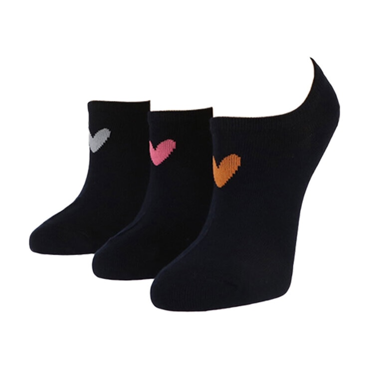 Caroline Gardner Ladies Trainer Sock 6 Pack in Navy