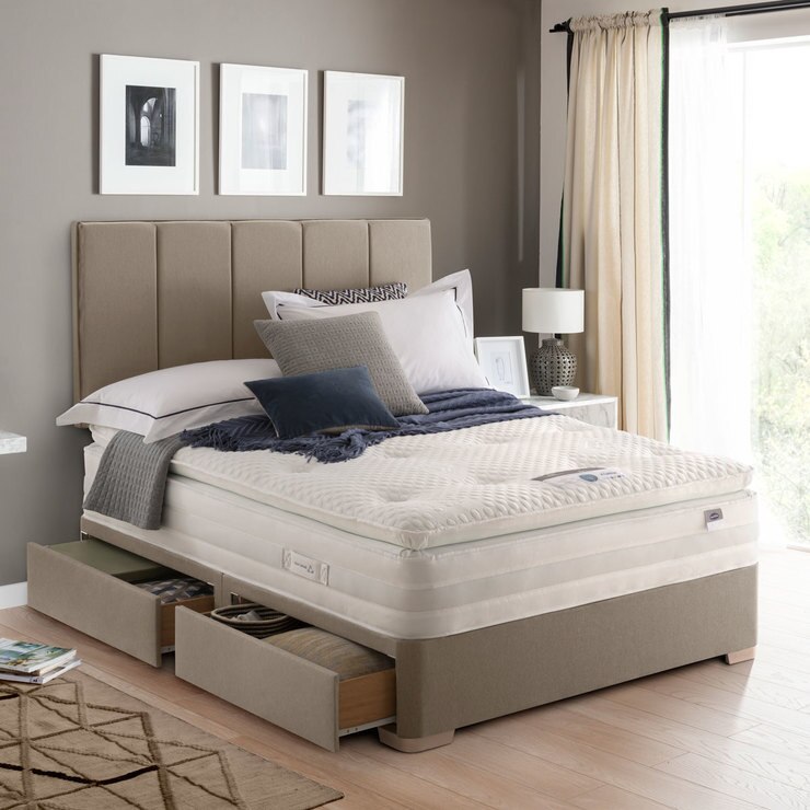 Silentnight Brescia Sandstone Headboard, King Size Costco UK