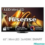 Buy Hisense 65U8NQTUK 65 Inch Mini-LED 4K Ultra HD Smart TV at Costco.co.uk