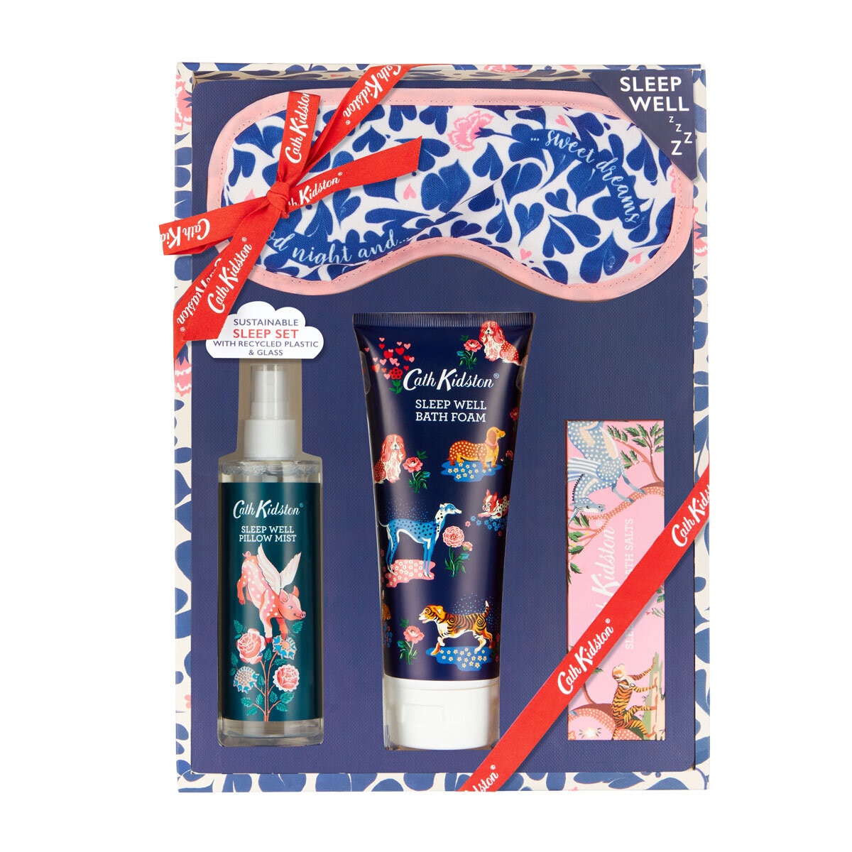 Cath Kidston Sleep Gift Set in Dark Blue