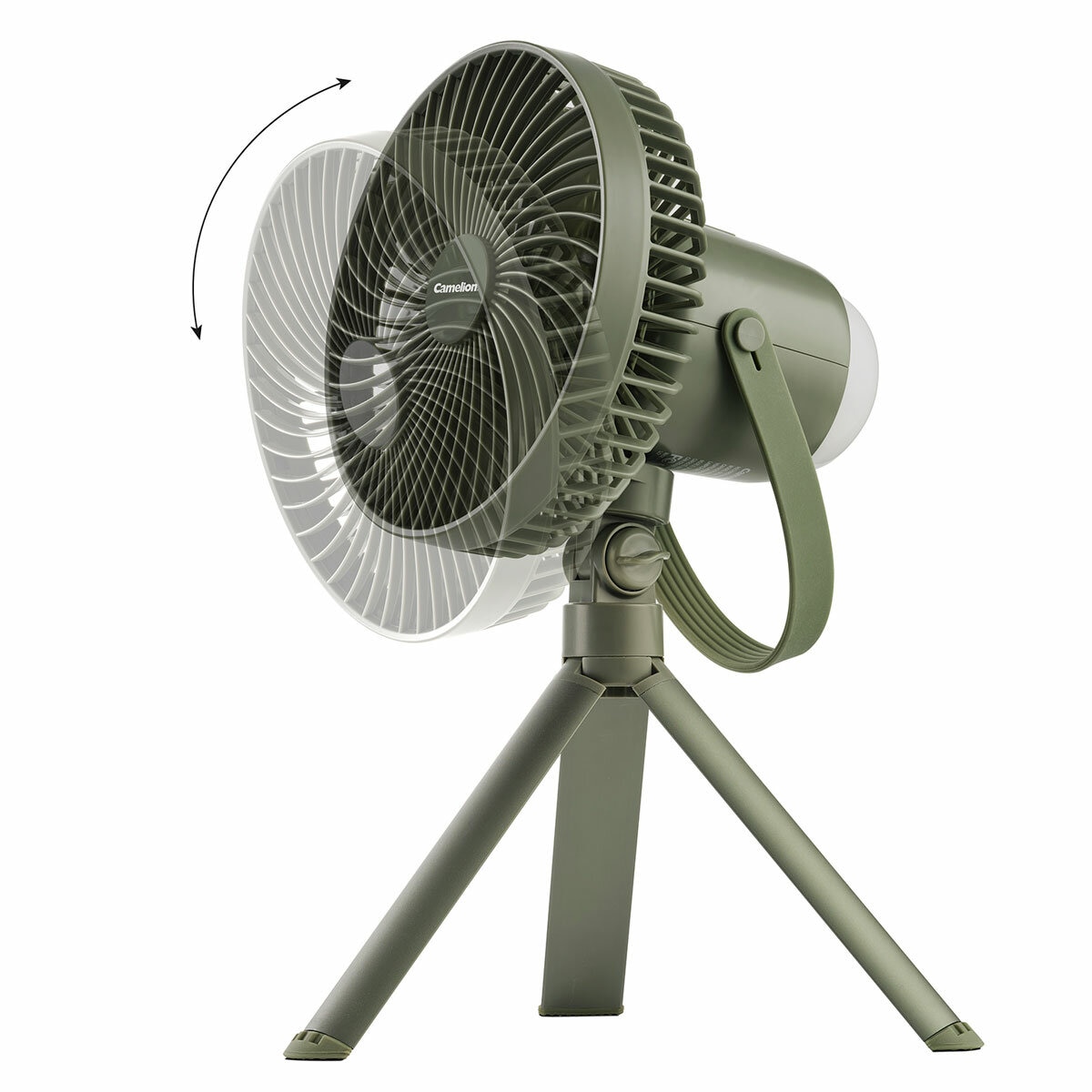Studio image demonstrating how the fan can tilt. Studio image demonstrating how the fan can tilt.