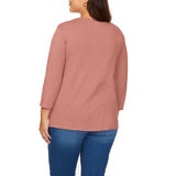 Kirkland Signature Ladies Boatneck Tee in Pink
