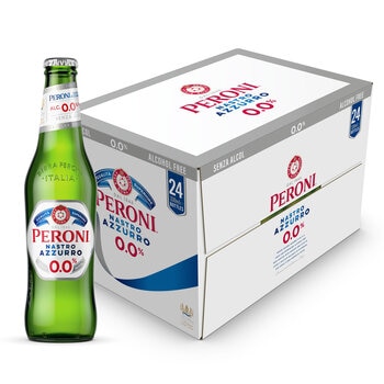 Peroni Nastro Azzurro Alcohol Free, 24 x 330ml